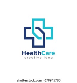 Creative Medical Concept Logo Design Template