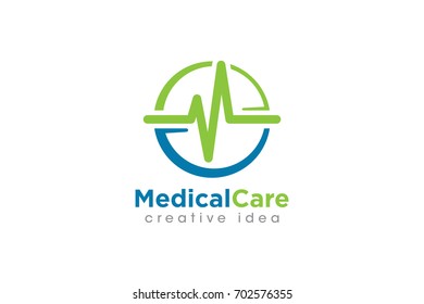 Creative Medical Concept Logo Design Template