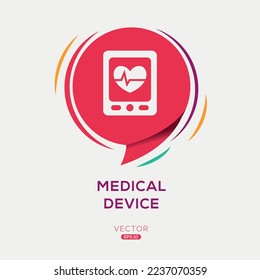 Creative (Medical device) Icon, Vector sign.