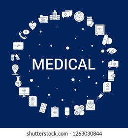 Creative Medical icon Background