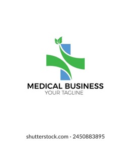 Plantilla de diseño de logotipo médico creativo
