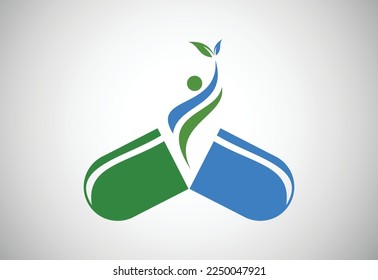 Creative Medical pharmacy logo design, Vector design concept
