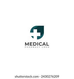 Creative Medical Apotheke Logo Design Vektor-Vorlage.