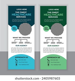 Creative Medical Roll Up Banner Design