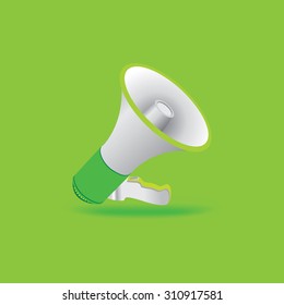 creative mega phone idea vector illustration 