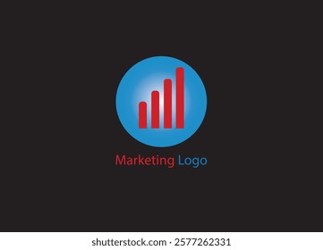 A creative and memorable logo featuring a distinctive icon that symbolizes marketing excellence. Perfect for branding, this design captures your business’s essence with a clean and innovative look.