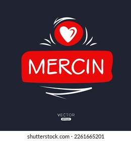Diseño de amor creativo (ciudad de Mercin).