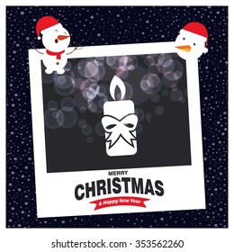 Creative Merry christmas candles