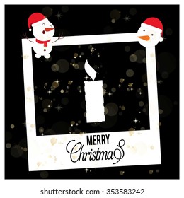 Creative Merry christmas candles