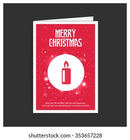 Creative Merry christmas candles
