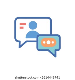 Creative Message Icon for Social Networking