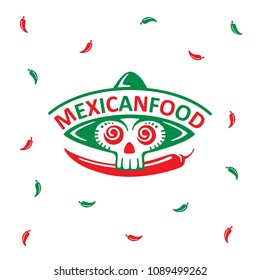 creative mexican food logo