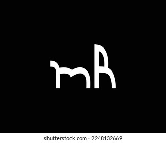 creative MH letter logo design vector