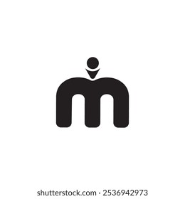 Creative Mi letter logo | Text logo