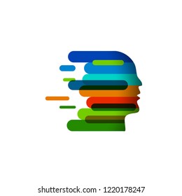 Creative mind logo template vector illustration