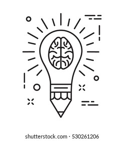 Creative Mind Vector Icon