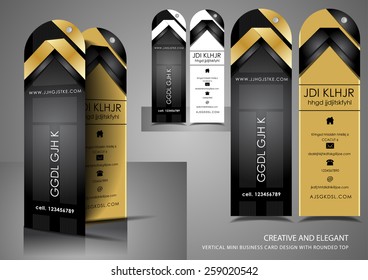 Creative mini business card design