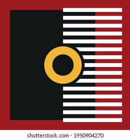Fondo abstracto creativo mínimo. Ilustración EPS10.