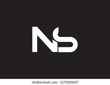 Creative Minimal Abstract Letter NS Luxury Premium Logo