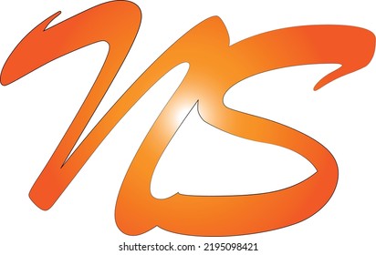Creative Minimal Abstract Letter NS Luxury Premium Logo