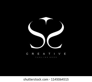 Creative Minimal Abstract Letter SS Luxury Premium Logo