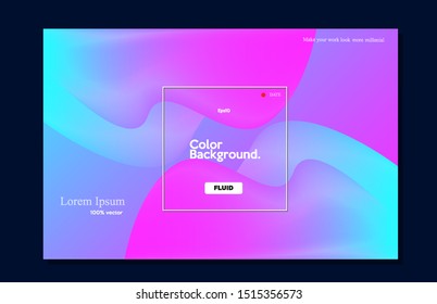Creative minimal background. Trendy gradient shape composition eps10 -Vector
