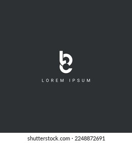 Creative minimal BC CB letter business logo initial based Monogram icon vector
