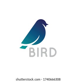 Creative minimal  bird logo design