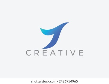 Creative and minimal bird vector logo design template. Dove Flying logo. Pigeon vector