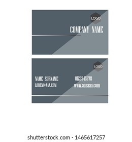 creative minimal business card template