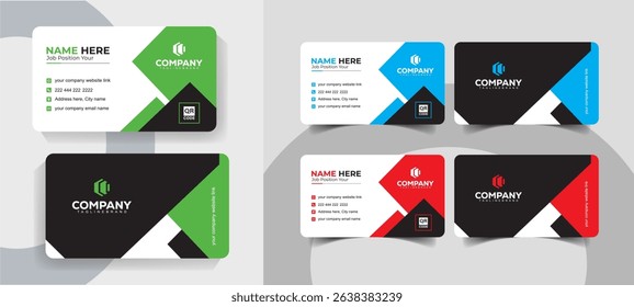Creative Minimal Business Card Template for Professionals and Agencies