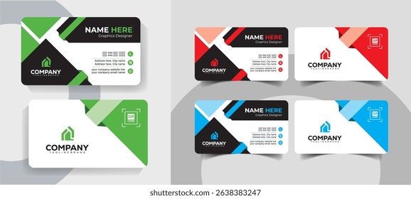Creative Minimal Business Card Template for Professionals and Agencies