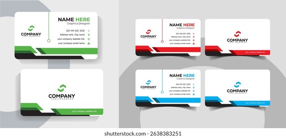 Creative Minimal Business Card Template for Professionals and Agencies