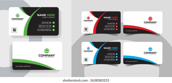 Creative Minimal Business Card Template for Professionals and Agencies