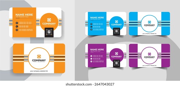Creative Minimal Business Card Template for Professionals and Agencies