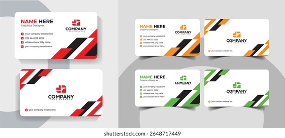 Creative Minimal Business Card Template for Professionals and Agencies