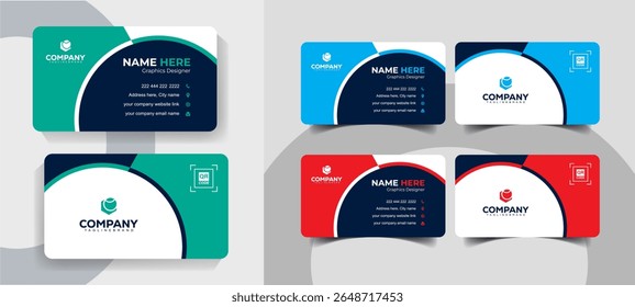 Creative Minimal Business Card Template for Professionals and Agencies
