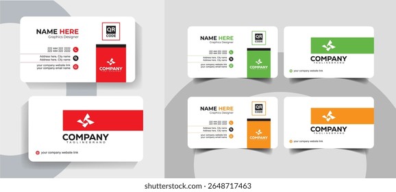 Creative Minimal Business Card Template for Professionals and Agencies