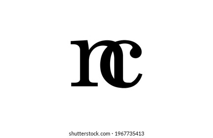 creative minimal CN logo icon design in vector format with letter C N