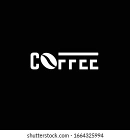 Creative Minimal Coffee Logo Design in Vector Format, Outstanding Professional Elegant Trendy Awesome Artistic Black and White Coffee Logo