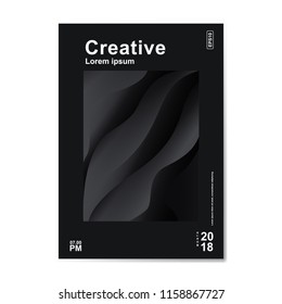 Creative minimal covers design with colorful halftone gradients. Future geometric patterns eps10