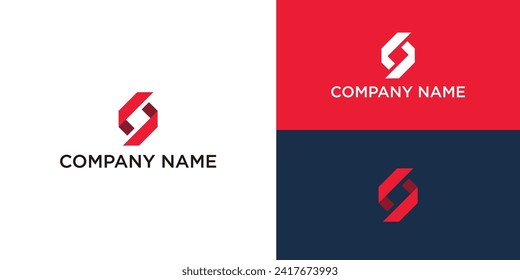 creative minimal CS logo icon design