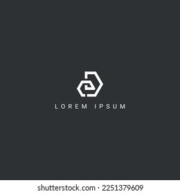 Creative minimal ED DE letter business logo initial based Monogram icon vector.