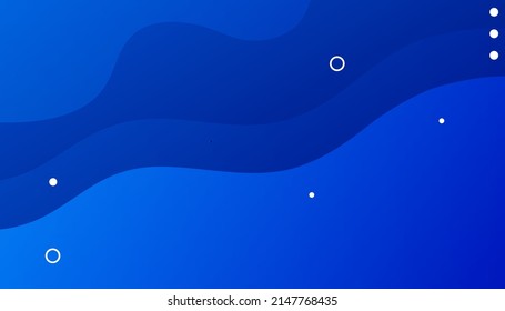 Creative minimal geometric curve shape with blue background. Can be used for posters, placards, brochures, banners, web pages, headers, covers, and other 