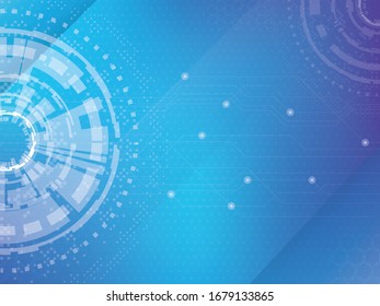 Creative minimal geometric with dynamic shapes technology abstract background wallpaper. Trendy Eps10 vector illustration.