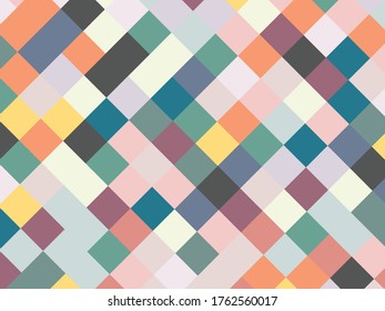 Creative minimal geometric with dynamic shapes abstract colorful vibrant color background wallpaper. Trendy Eps10 vector illustration.