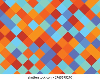 Creativo minimalista geométrico con formas dinámicas fondo de fondo de color vibrante abstracto colorido. Ilustración vectorial de moda Eps10.
