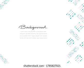 Creative minimal geometric dynamic shapes on white copy space background use for template, banner or wallpaper. Trendy Eps10 vector illustration.