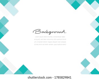 Creative minimal geometric dynamic shapes on white copy space background use for template, banner or wallpaper. Trendy Eps10 vector illustration.