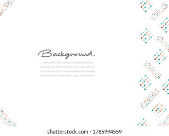Creative minimal geometric dynamic shapes on white copy space background use for template, banner or wallpaper. Trendy Eps10 vector illustration.